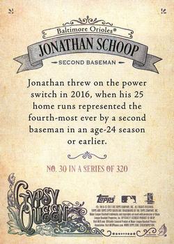 2017 Topps Gypsy Queen - Missing Nameplate #30 Jonathan Schoop Back