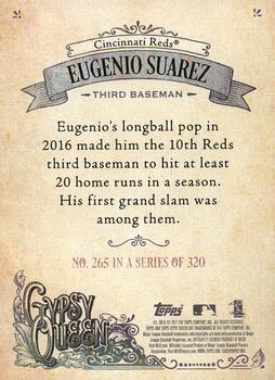 2017 Topps Gypsy Queen - Missing Nameplate #265 Eugenio Suarez Back