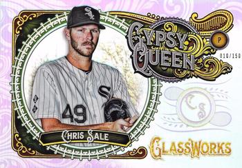 2017 Topps Gypsy Queen - GQ GlassWorks Box Toppers Purple #GW-CS Chris Sale Front