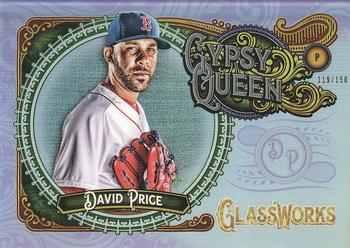 2017 Topps Gypsy Queen - GQ GlassWorks Box Toppers Purple #GW-DP David Price Front