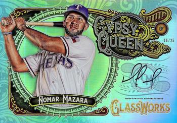 2017 Topps Gypsy Queen - GQ GlassWorks Box Toppers Autographs #GW-NM Nomar Mazara Front
