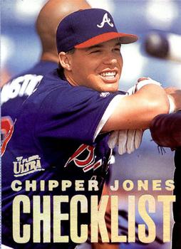 1997 Ultra - Checklists (Series Two) #8 Chipper Jones Front