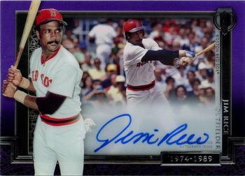2017 Topps Tribute - Generations of Excellence Shadowbox Autographs Purple #GOE-JR Jim Rice Front