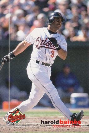 1999 Baltimore Orioles SGA Photocards #NNO Harold Baines Front