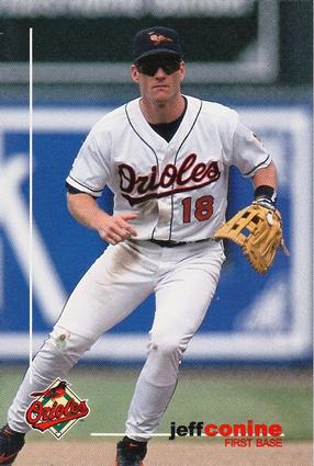 1999 Baltimore Orioles SGA Photocards #NNO Jeff Conine Front