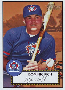 2001 Topps Heritage #172 Dominic Rich Front