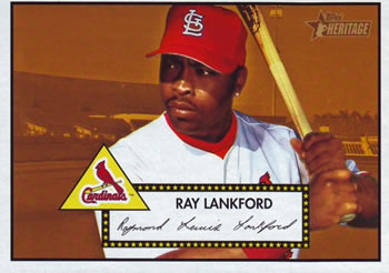 2001 Topps Heritage #173 Ray Lankford Front