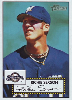 2001 Topps Heritage #236 Richie Sexson Front
