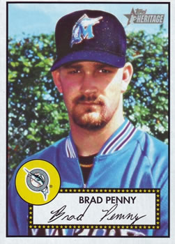 2001 Topps Heritage #261 Brad Penny Front