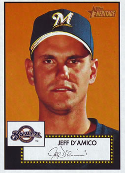 2001 Topps Heritage #272 Jeff D'Amico Front