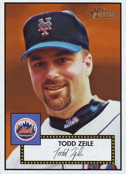 2001 Topps Heritage #320 Todd Zeile Front