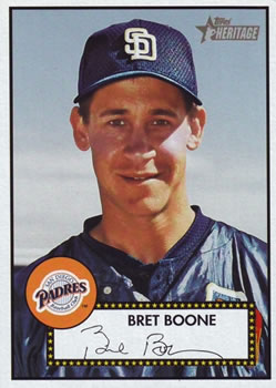 2001 Topps Heritage #336 Bret Boone Front
