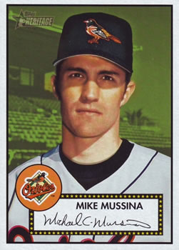 2001 Topps Heritage #365 Mike Mussina Front