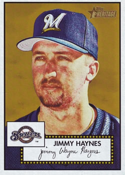 2001 Topps Heritage #54 Jimmy Haynes Front