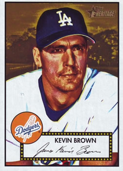 2001 Topps Heritage #90 Kevin Brown Front