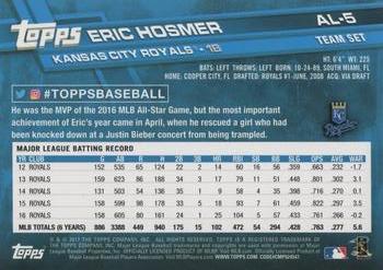 2017 Topps American League Standouts #AL-5 Eric Hosmer Back