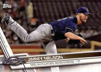 2017 Topps Milwaukee Brewers #MIL-4 Jimmy Nelson Front