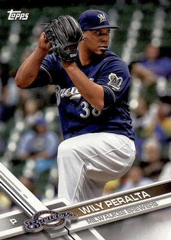 2017 Topps Milwaukee Brewers #MIL-5 Wily Peralta Front