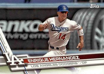 2017 Topps Los Angeles Dodgers #LAD-7 Enrique Hernandez Front
