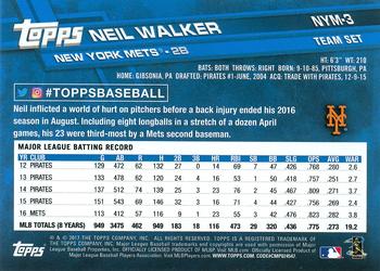 2017 Topps New York Mets #NYM-3 Neil Walker Back