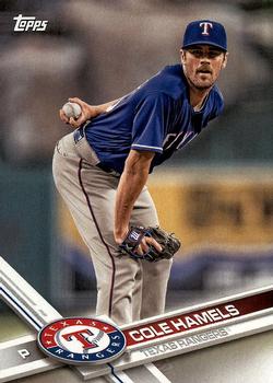 2017 Topps Texas Rangers #TEX-17 Cole Hamels Front
