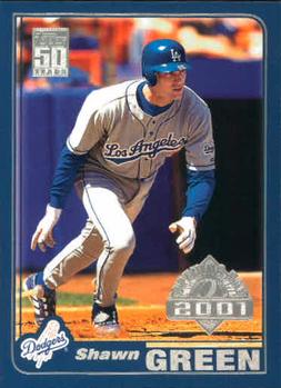 2001 Topps Opening Day #8 Shawn Green Front