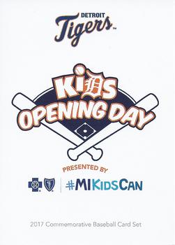 2017 Detroit Tigers Kids Opening Day #NNO Kids Opening Day Front