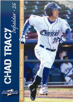 2013 Brandt Omaha Storm Chasers #11 Chad Tracy Front