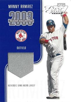 2003 Playoff Piece of the Game - Player Collection Blue #NNO Manny Ramirez Front