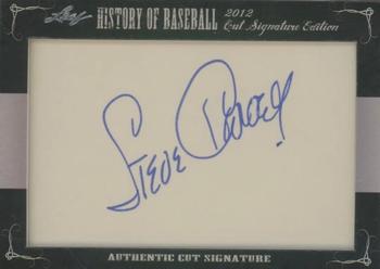 2012 Leaf Cut Signature History of Baseball #NNO Steve Garvey Front