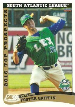 2016 Choice South Atlantic League Top Prospects #24 Foster Griffin Front