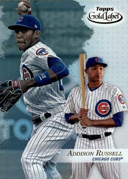 2017 Topps Gold Label #8 Addison Russell Front