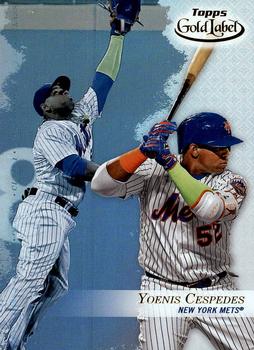 2017 Topps Gold Label #22 Yoenis Cespedes Front