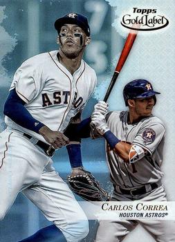 2017 Topps Gold Label #90 Carlos Correa Front