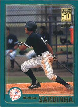 2001 Topps Traded & Rookies #T260 Bronson Sardinha Front