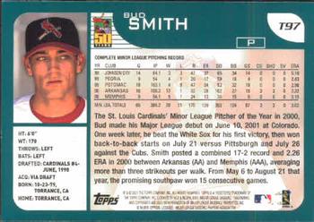 2001 Topps Traded & Rookies #T97 Bud Smith Back