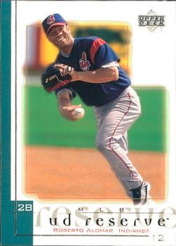 2001 UD Reserve #24 Roberto Alomar Front