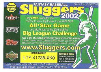 2001 Upper Deck #NNO Sluggers 2002 Front