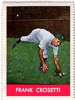 1944 New York Yankees Color Stamps #NNO Frank Crosetti Front