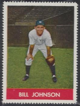 1944 New York Yankees Color Stamps #NNO Bill Johnson Front