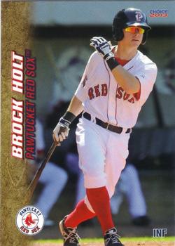 2013 Choice Pawtucket Red Sox #05 Brock Holt Front