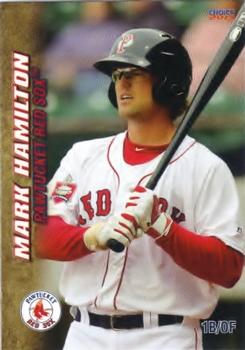2013 Choice Pawtucket Red Sox #19 Mark Hamilton Front