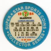 1984 7-Eleven Super Star Sports Coins: West Region #IV K Mike Schmidt Back