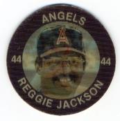 1984 7-Eleven Super Star Sports Coins: West Region #XII K Reggie Jackson Front