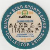 1984 7-Eleven Super Star Sports Coins: West Region #XX K Steve Rogers Back