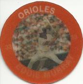 1985 7-Eleven Super Star Sports Coins: East Region #I JH Eddie Murray Front