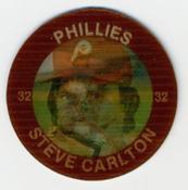 1985 7-Eleven Super Star Sports Coins: East Region #III JH Steve Carlton Front