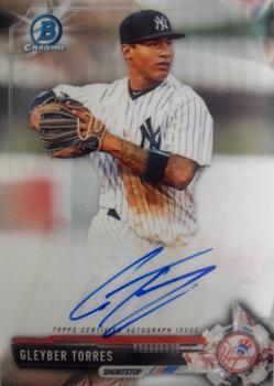 2017 Bowman - Chrome Prospect Autographs #CPA-GT Gleyber Torres Front