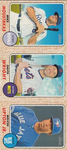 2017 Topps Heritage - 1968 Advertising Panels #NNO Mike Moustakas / David Wright / Melvin Upton Jr. Front