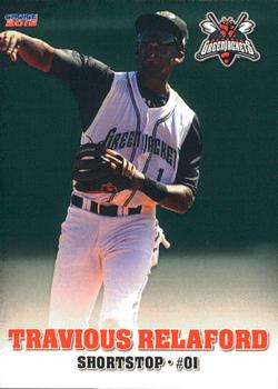 2015 Choice Augusta GreenJackets #22 Travious Relaford Front